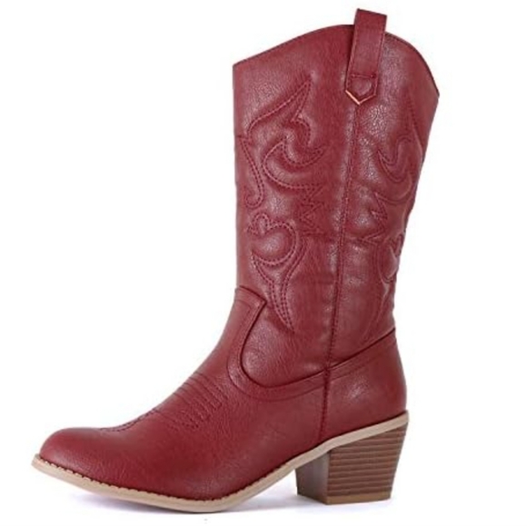 Karyn's Special - Size 11 - Women's Cowboy Cowgirl Pointed Toe Stitched Boots - Picture 14 of 15